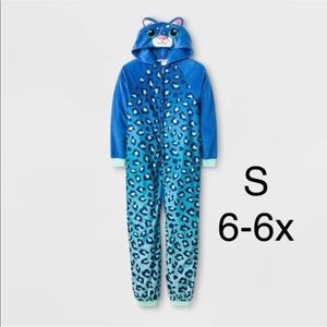 Cat & jack pajama onesie girl small 6-6x